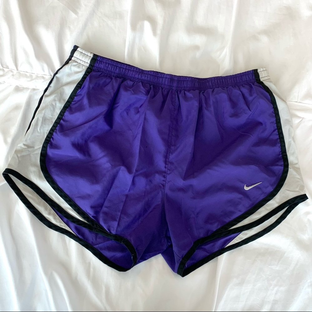 Nike dri-fit purple running shorts size small